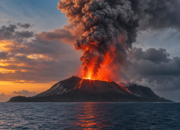 Gunung Anak Krakatau Erupsi Menerus 25 Jam, Abu Vulkanik Ganggu Penerbangan dan Meluas ke Sejumlah Wilayah